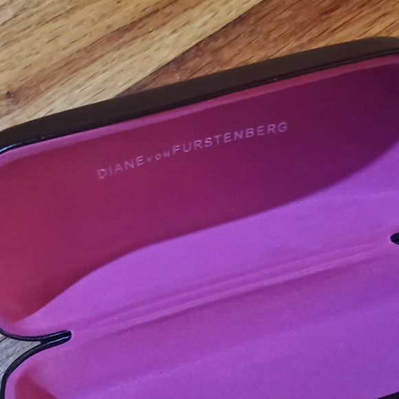 NEW! Designer Diane von Furstenberg LEAH 54mm Studded Sunglasses Cosmic Cobalt main image 10